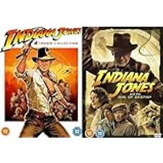 Indiana Jones 1-4 & Dial Of Destiny Collection - Indiana Jones 4 Movie Collection / Indiana Jones & The Dial Of Destiny DVD - Indiana Jones % Movie Collection DVD