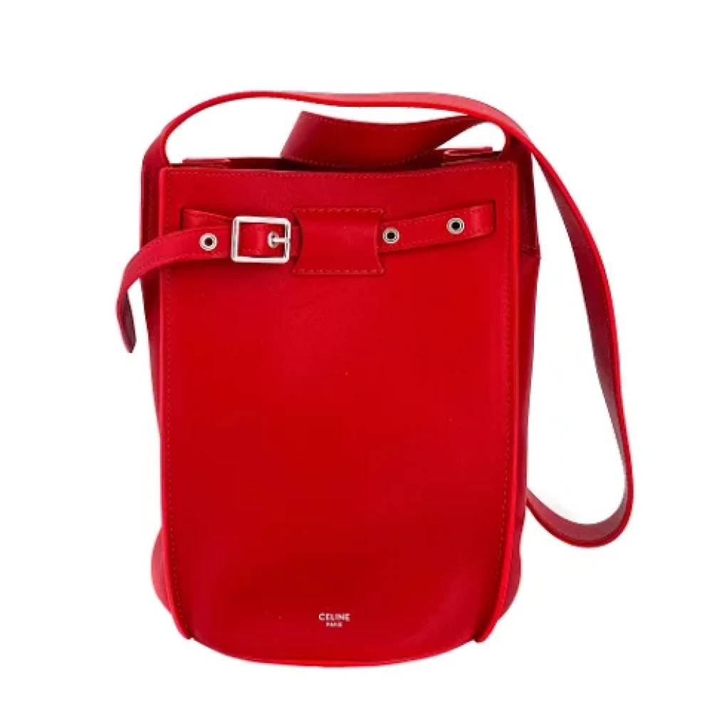 Celine Vintage Pre-owned Laeder celine-tasker - Vintage - Dame - Rød - ONE SIZE - Uld