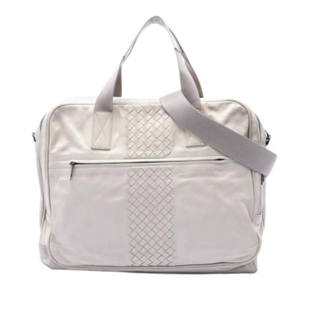 Bottega Veneta Vintage Pre-owned Business Taske - Vintage - Dame - Hvid - ONE SIZE - Uld
