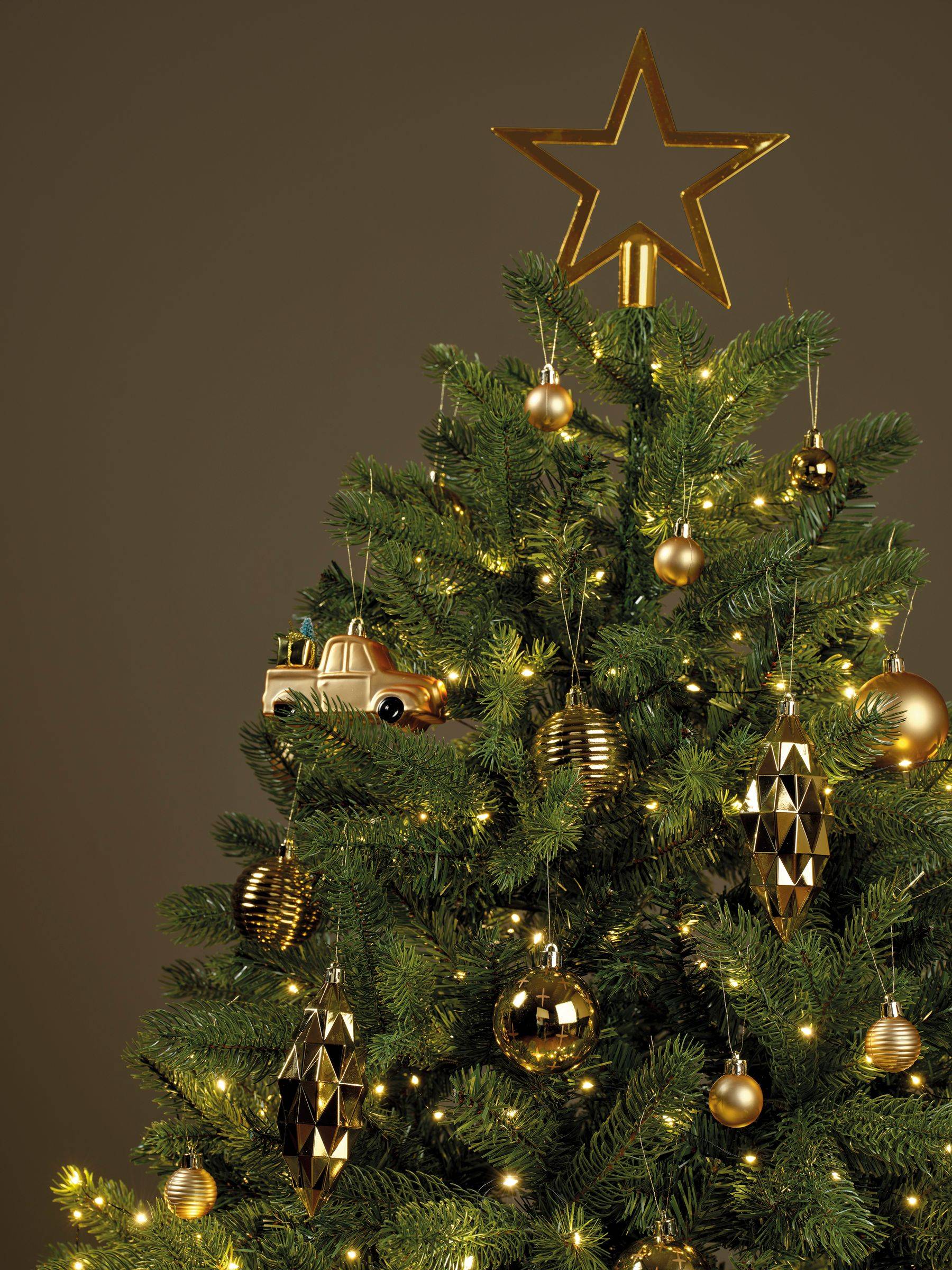 Decoris Decoris Gold 67 Piece Shatterproof Christmas Tree Decorations and Baubles