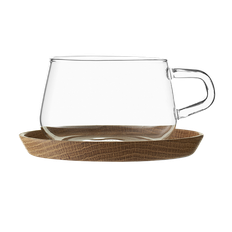 Glaskop m bambus underkop Classic 0,25L 1 stk VIVA