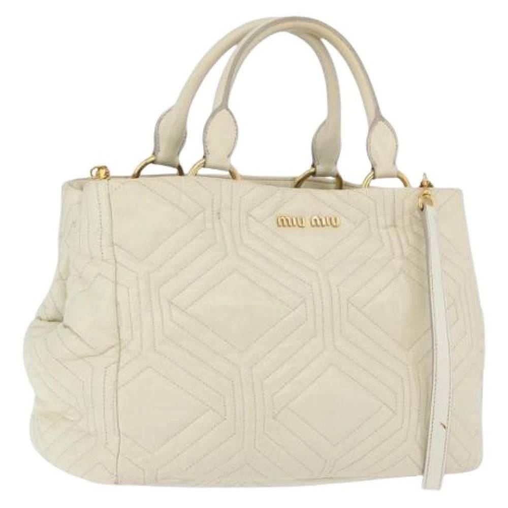 Miu Miu Pre-owned - Pre-owned Handbag Vintage - Dam - ONE Size - Läder