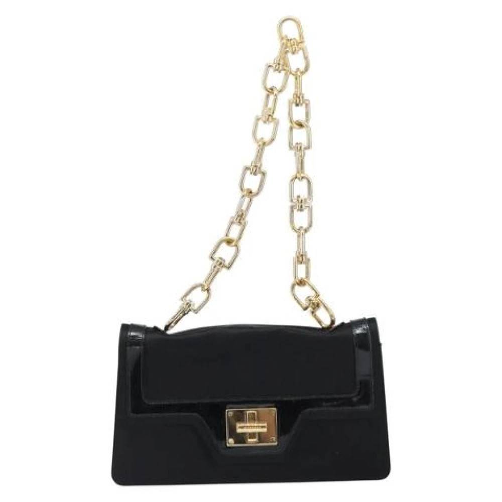Givenchy Pre-owned Pre-owned Satin Skuldertaske - Vintage - Dame - Sort - ONE SIZE - Uld