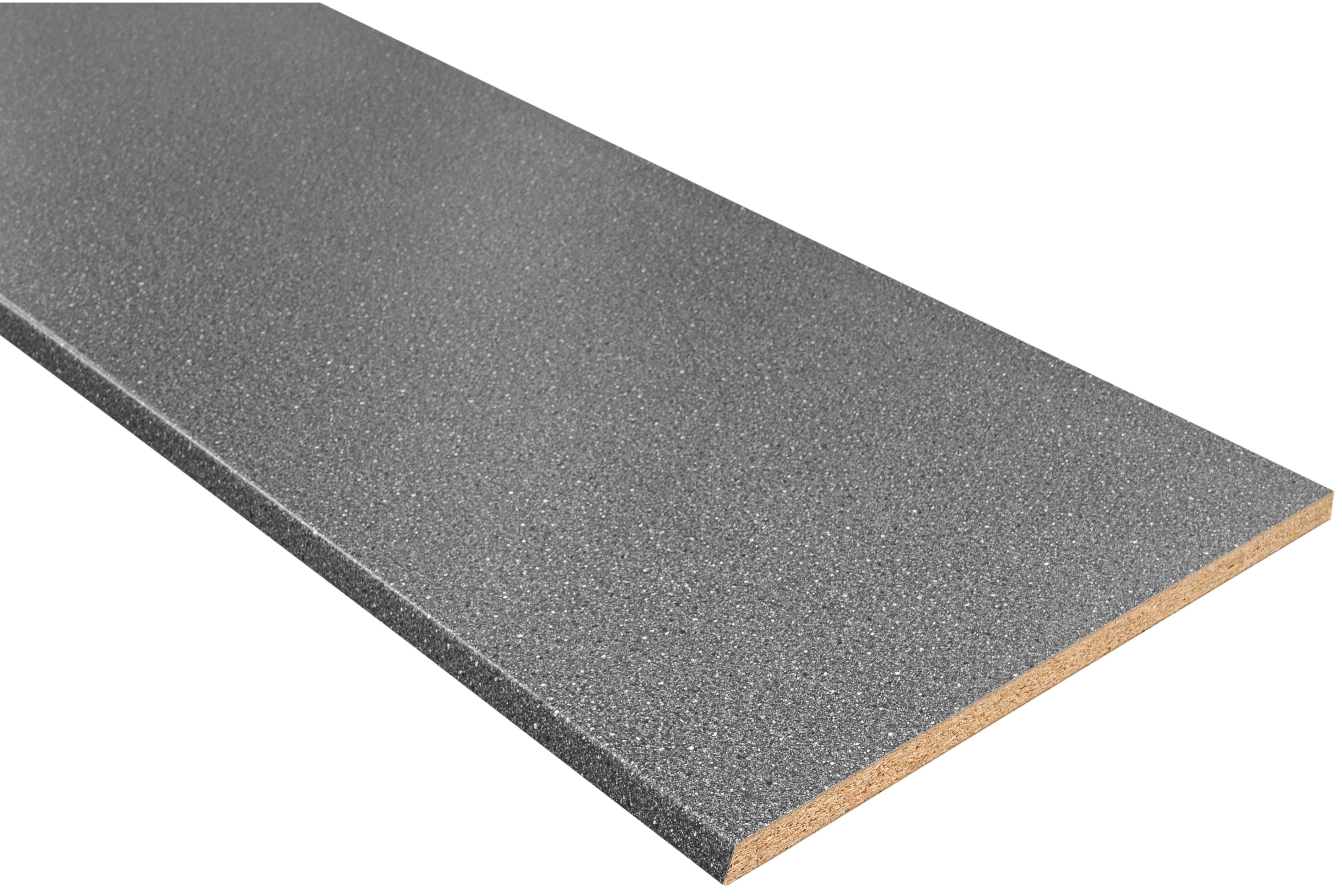Wallmann, Bordplade, laminat, Professionel, granit antracit, 28x635x4180 mm