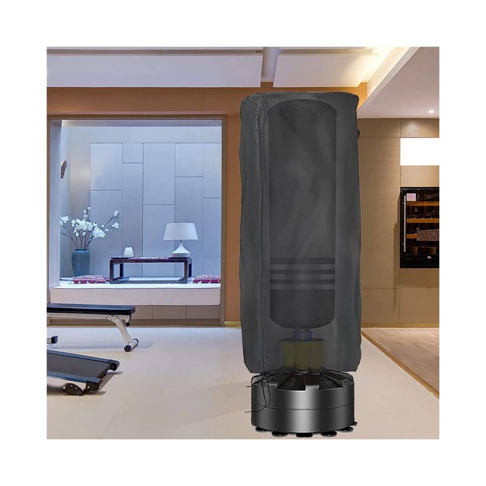 58.2x13Inch Punching Bag Cover Outdoor Waterproof, Oxford Cloth Boxing Bag Cover Freestanding Heavy Bag Cover Black