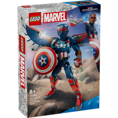 Super Heroes Byg Selv-Figur Af Den Nye Captain America - 76296