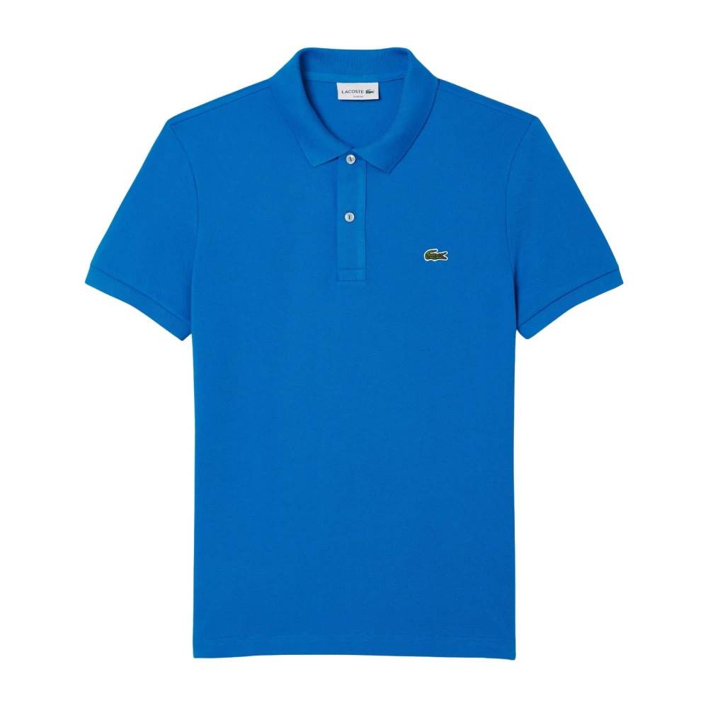 Lacoste Polo Slim Fit i Petit Piqué - Toppe - Herre - Blå - M -
