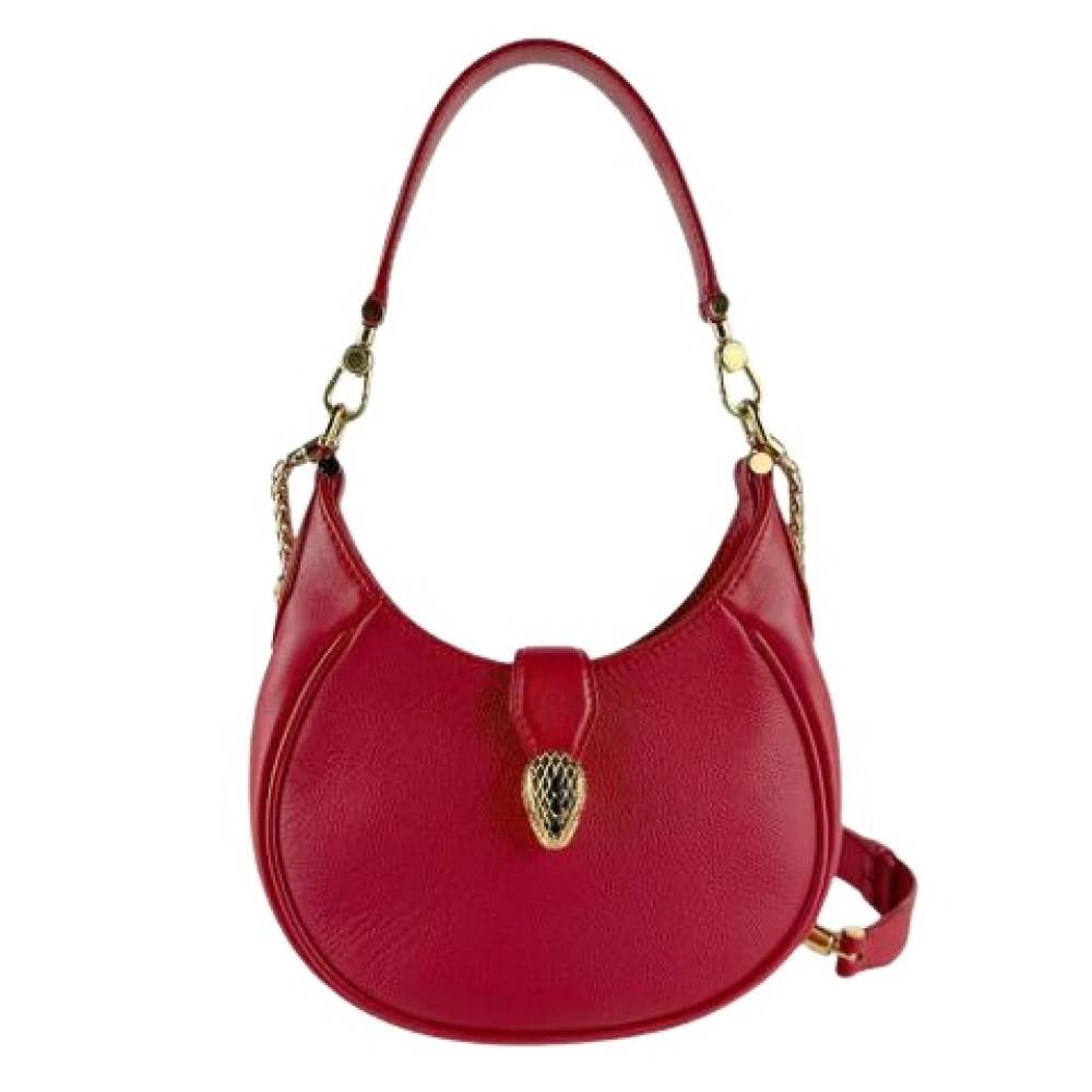 Bvlgari Vintage Pre-owned Vintage Skuldertaske - Vintage - Dame - Rød - ONE SIZE - Uld
