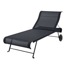 Fermob - Dune Sunlounger Anthracite 47 - Solsängar - Metall