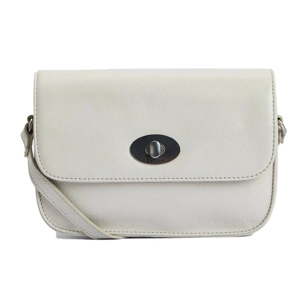 Barbour Isla Leather Crossbody Bag - Tasker - Dame - Beige - ONE SIZE - Uld