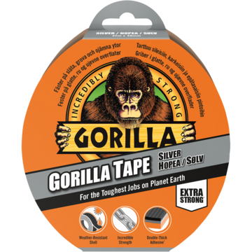 Gorilla Tape Silver 32x48mm