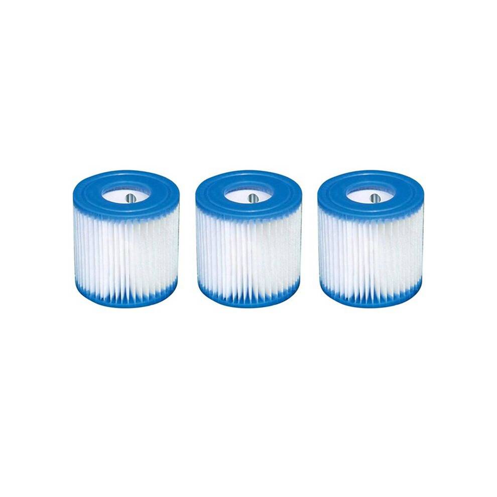 3Pcs Pool Filter Cartridges 89x79x45Mm Replacement Swimming Pool Filter for Pool Filter Pump Cleaner