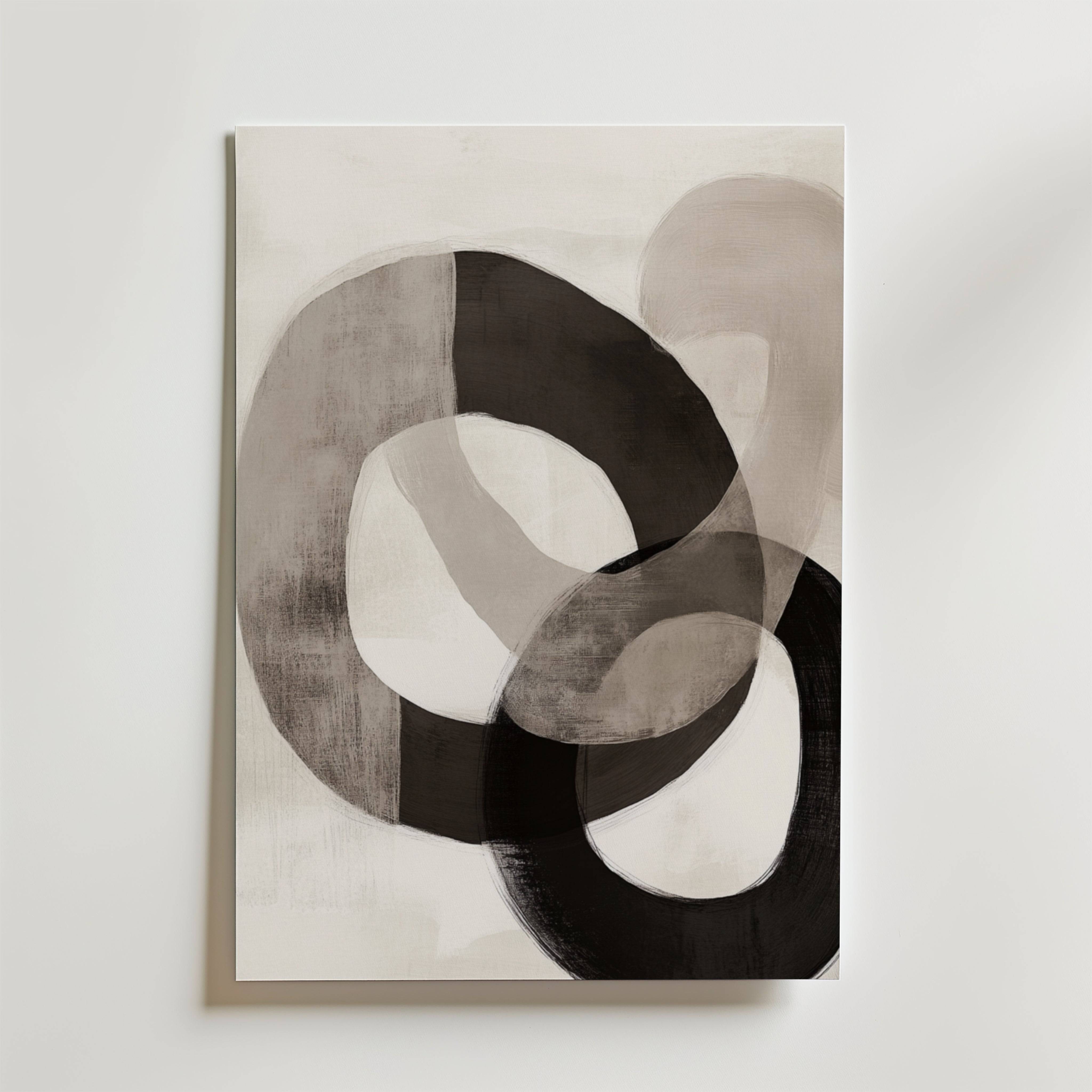 Interlocking Circles Poster - Fine Art Poster 70x100 cm