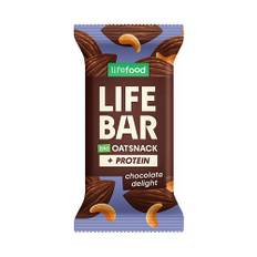 Lifefood Lifebar Havre Snack Protein Chocolate Delight Økologisk - 40 g