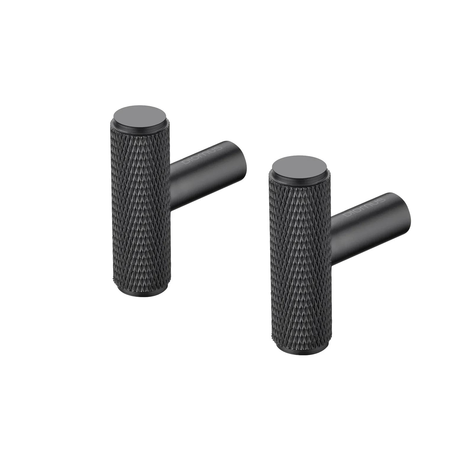 Blomus ROF Set Of 2 Wall Hooks Elongated Krok Black