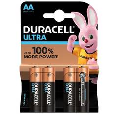 Duracell ultra power battery aa lr6 4units