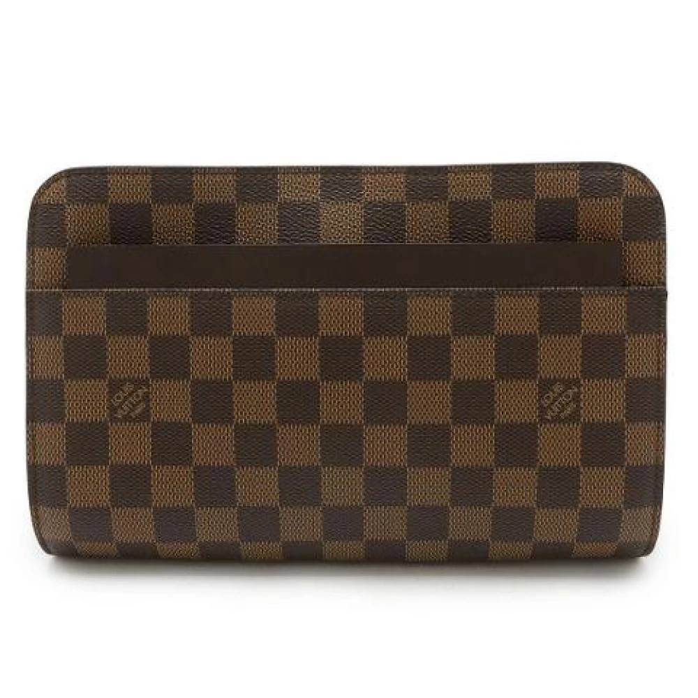 Louis Vuitton Vintage Pre-owned Plastic Clutch - Vintage - Dame - Brun - ONE SIZE - Tyl