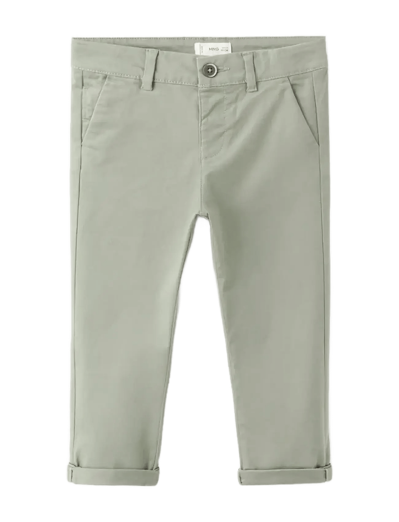 Mango Cotton Chinos - Green - 3-4