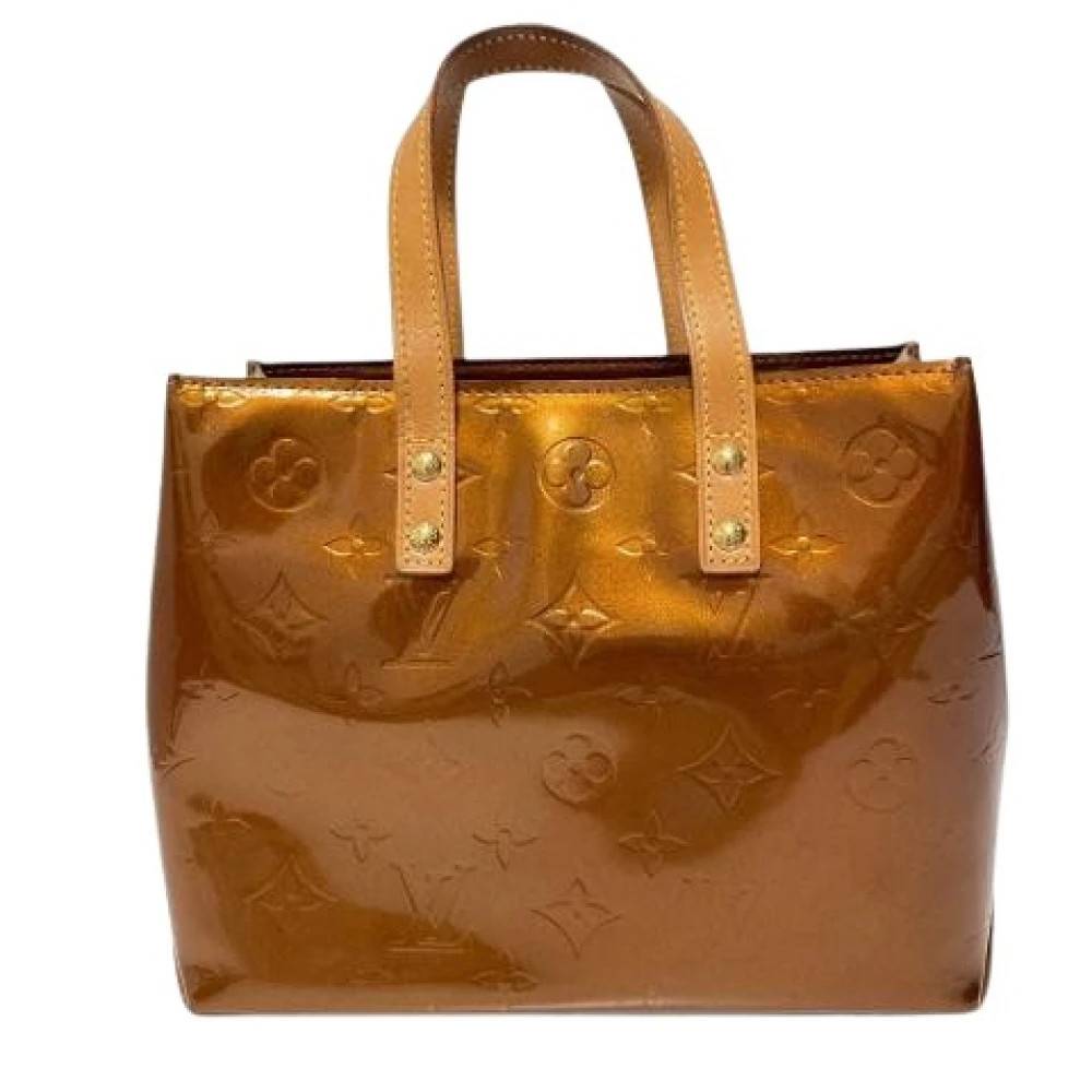 Louis Vuitton Vintage Pre-owned Monogram Vernis Reade PM Håndtaske - Vintage - Dame - Brun - ONE SIZE - Uld