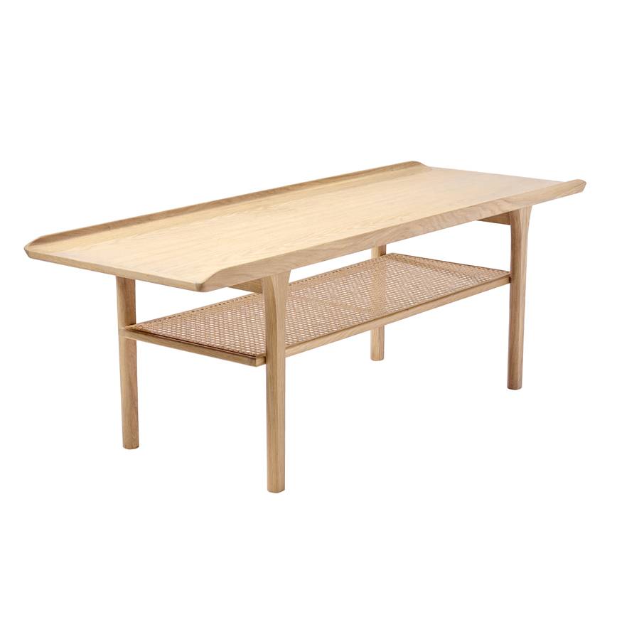 NO.25 SOFABORD HVIDOLIE EG 10005 130X47CM. H46,5CM.