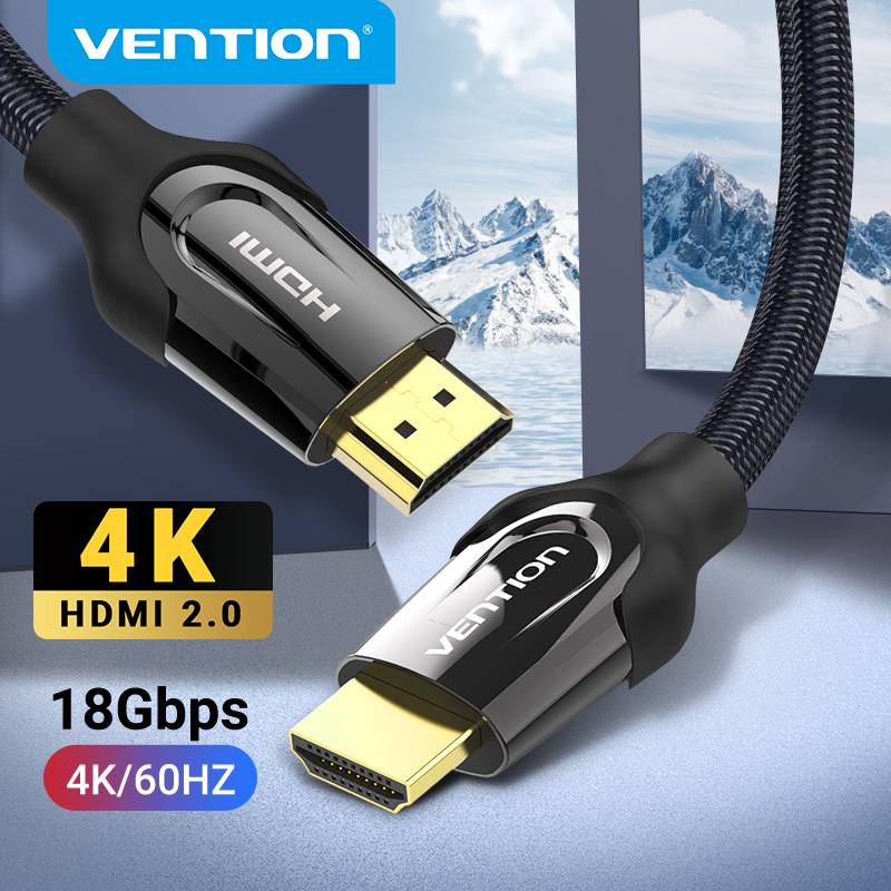 Vention HDMI Cable for TV Box USB C HUB PS5 HDMI Cable 4K/60Hz Ultra High-speed HDMI Splitter Video Audio Cabo Cord 1m 2m 3m 5m