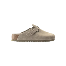 Birkenstock Boston Narrow Suede - FADED KHAKI / 38