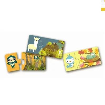 Djeco - Find baby - 12 puslespil