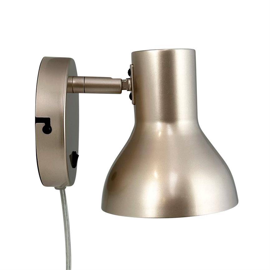 Bob Væglampe - Metallic/Beige