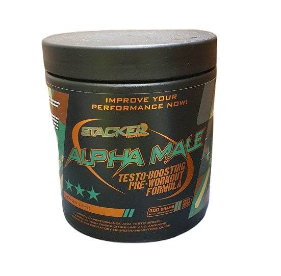 Stacker2 - Alpha Male, Lemon Lime - 300g (KORT DATUM 2026-07-30)