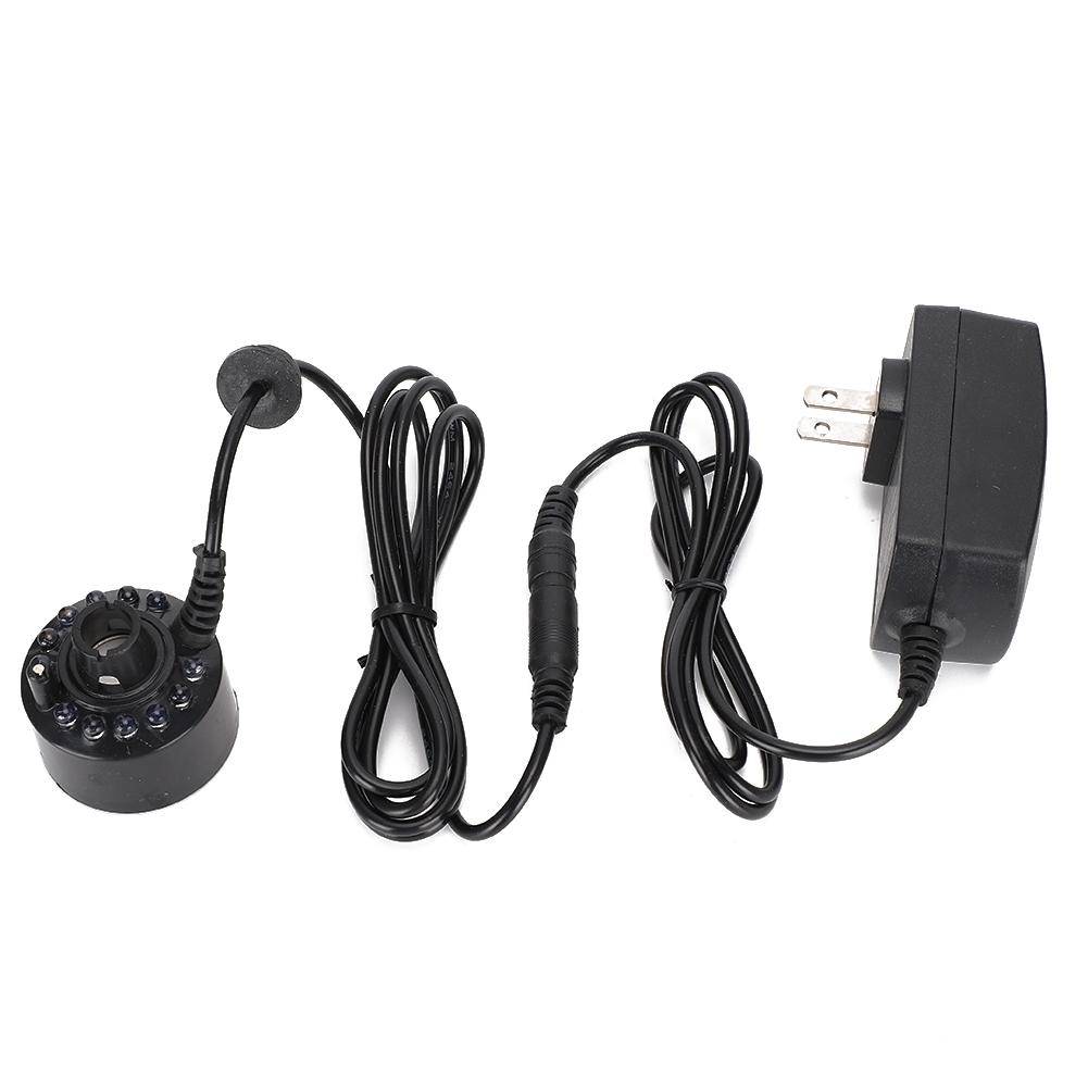 Plastic Aquarium Reptile Pet Mist Maker LED Colorful Lighting Sprayer Humidifier Atomizer