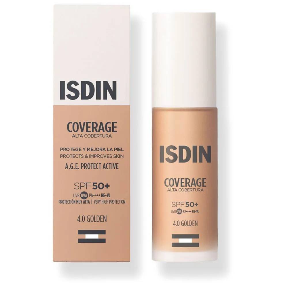 Isdin Coverage Spf50+ Nº4.0 Golden 30g Makeupfoundation