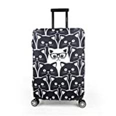 Maddy's Home Travel Luggage Cover Trolley Case Protective Cover Fits 22"-32" Inch Luggage (Cat, L (Fit 26"-28" Suitcase))