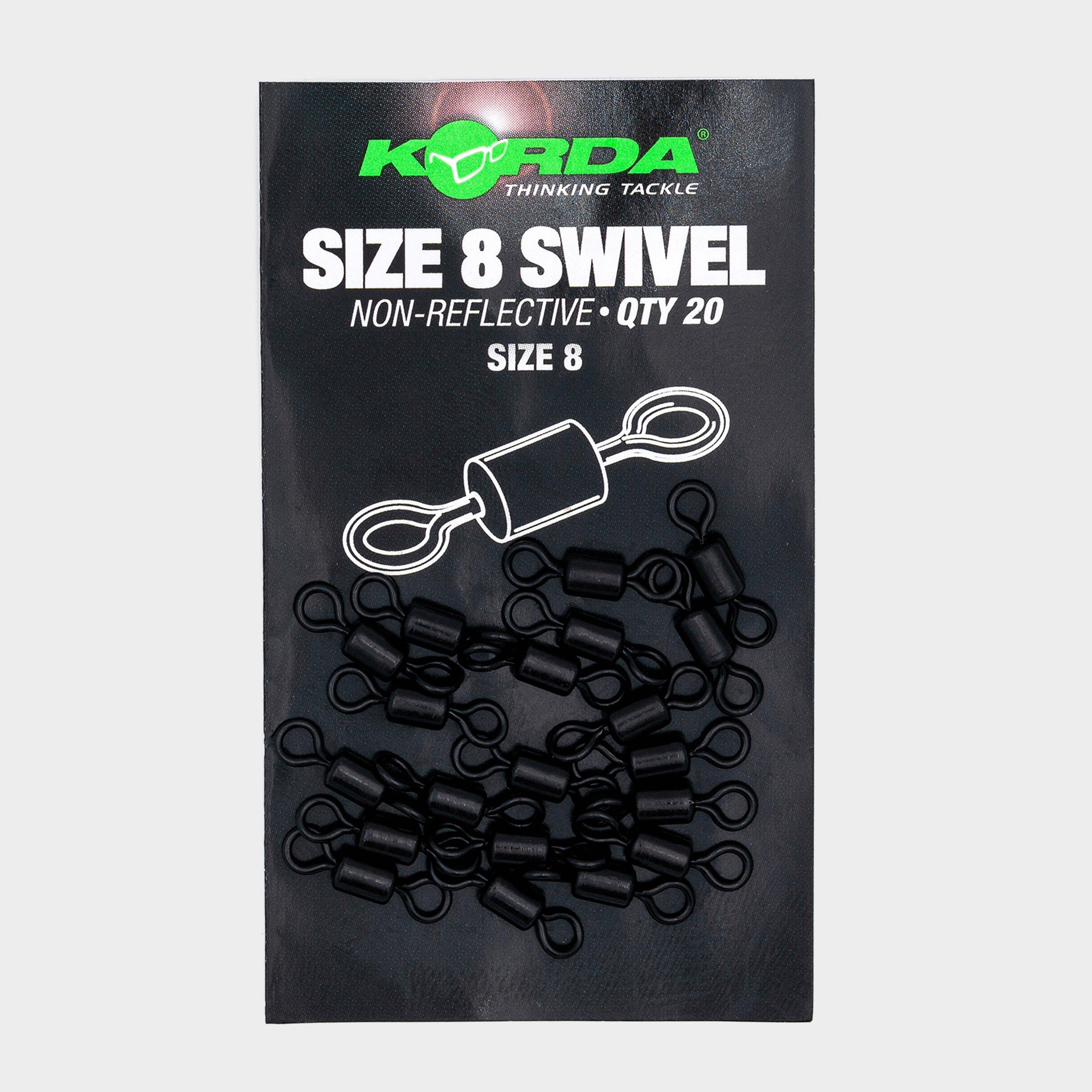 Korda Swivels Size8, Black