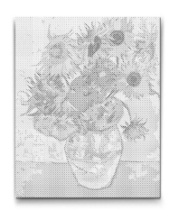 VAN GOGH SOLROSOR | PRICKMÅLNING - 60x80 cm / Duk - Utan ram / Guld