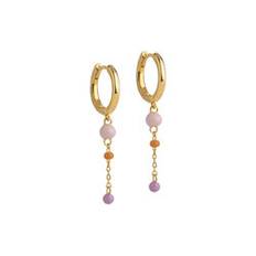 Lola Bold Hoops, blush