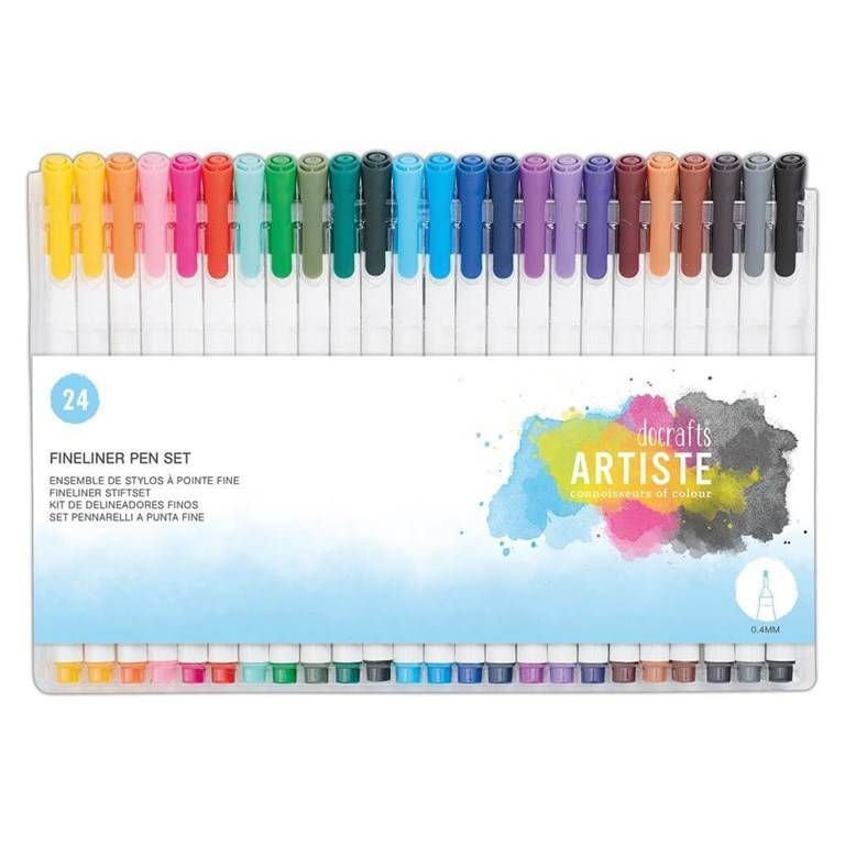 Fineliner Pen Set - 24st Pennor