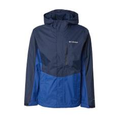 COLUMBIA Outdoorjacka 'Pouring Adventure' blå / marinblå / vit