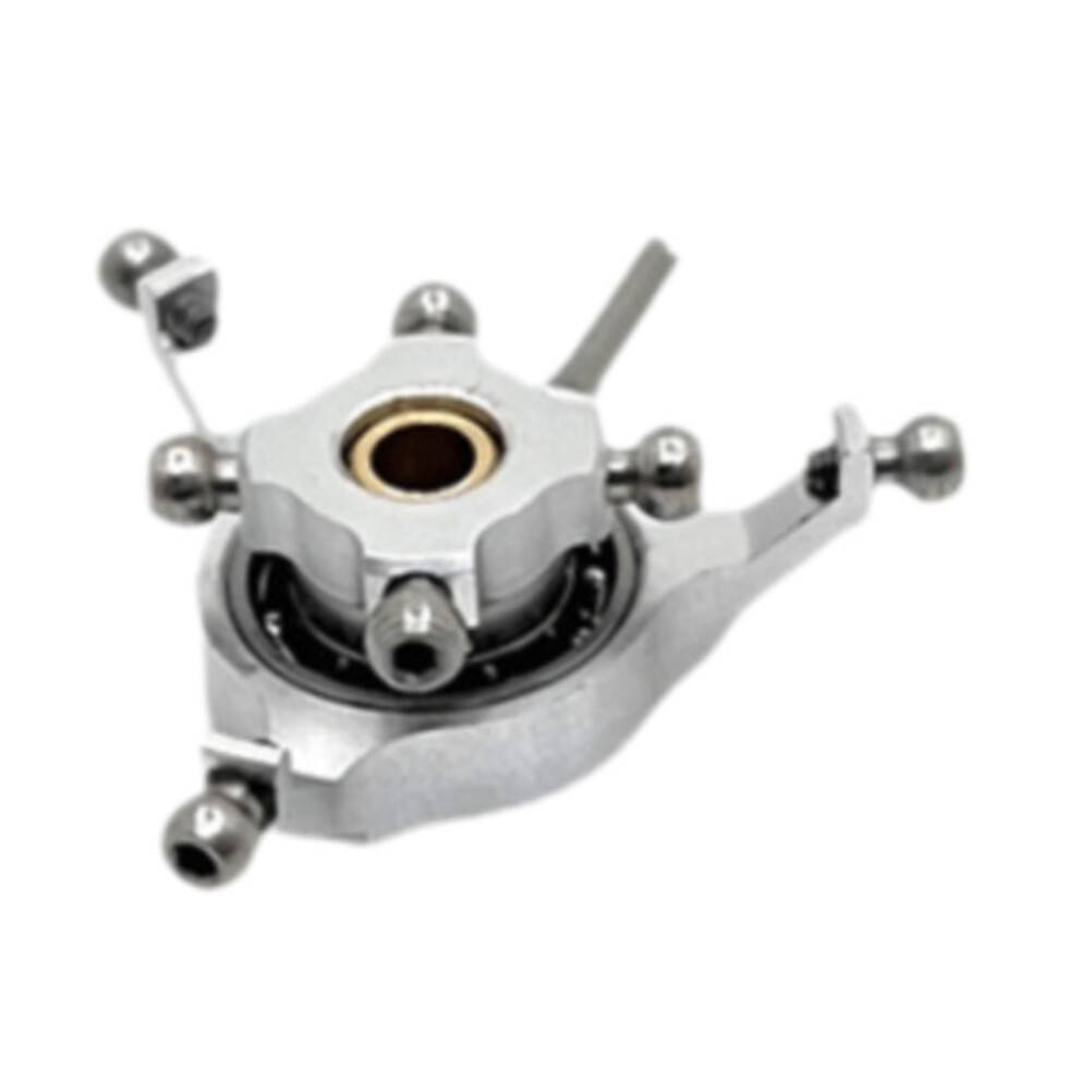 RC Helikopter Swashplate Erstatter Opgradering til Wltoys K170RC Glider Flyvemaskine Silver