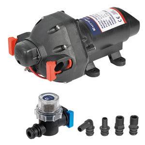 Europump 8 3-membran selvansugende ferskvandspumpe 8 l/min 12 V