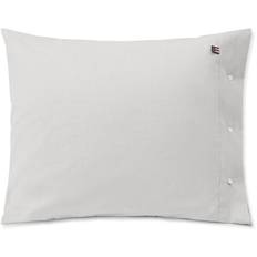 Lexington Pin Point Gray Cotton Pudebetræk 50x90 Cm - Pudebetræk Bomuld Grå - 10000036-7000-P45