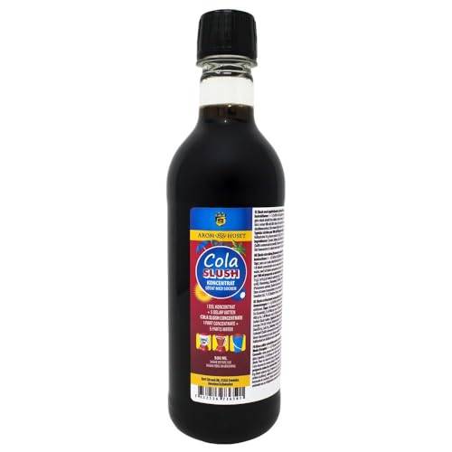 Cola-slushkoncentrat 500 ml, blandningsförhållande 1:5 | Slush-is | Crush-is | Vattenis | Granita | utan konstgjorda färgämnen | för slushie-maskiner