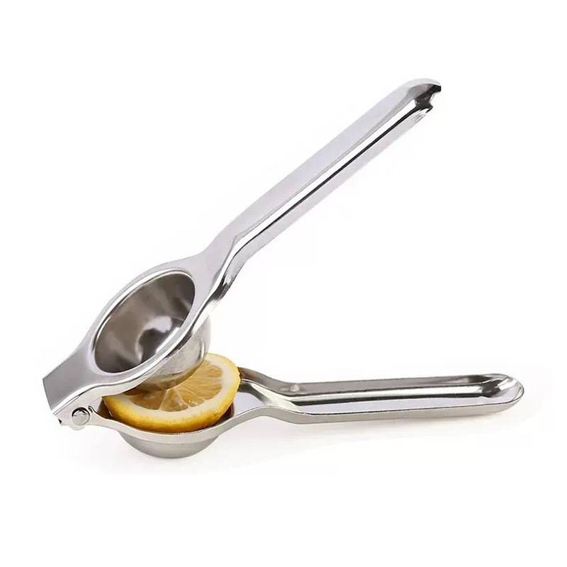 TEMU Stainless Steel Manual Juicer - Hand Press Lemon Squeezer, Orange Juice Extractor, Fruit Juicing Tool For Home Use - 1pc