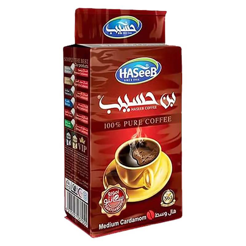 Kaffe Haseeb röd - med mild kardemumma 500g