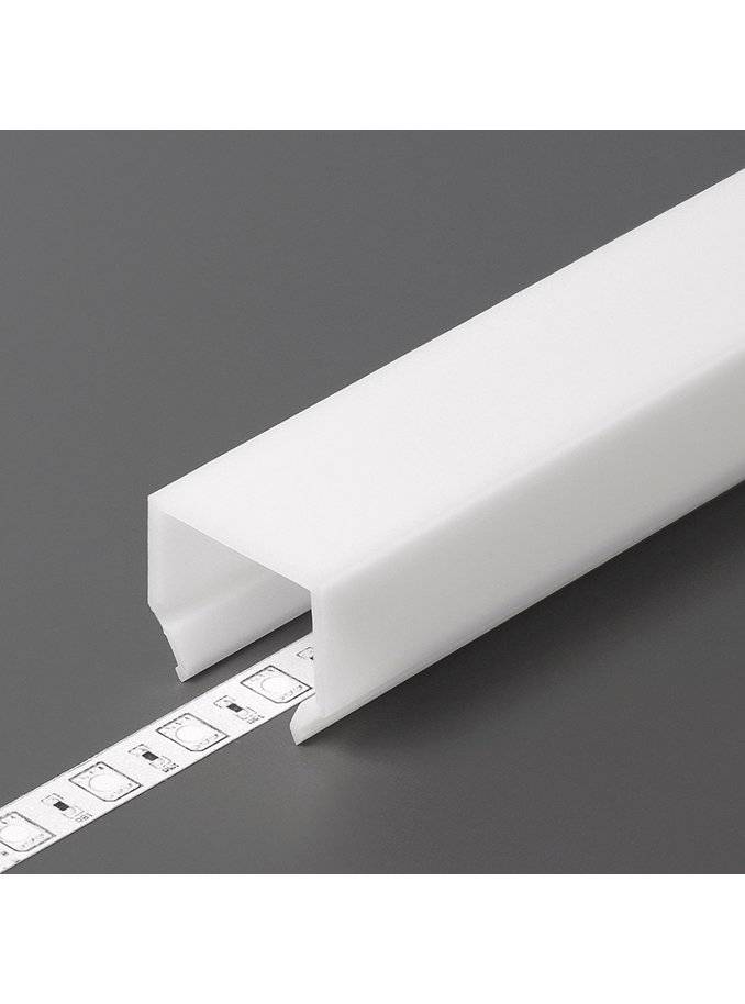 Cover til LED Profil - E7 - Click - 4.1m - Opal