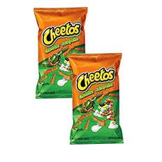 Doritos Cheetos Crunchy Cheddar Jalapeno (importiert), 226,8 g (2 Stück)