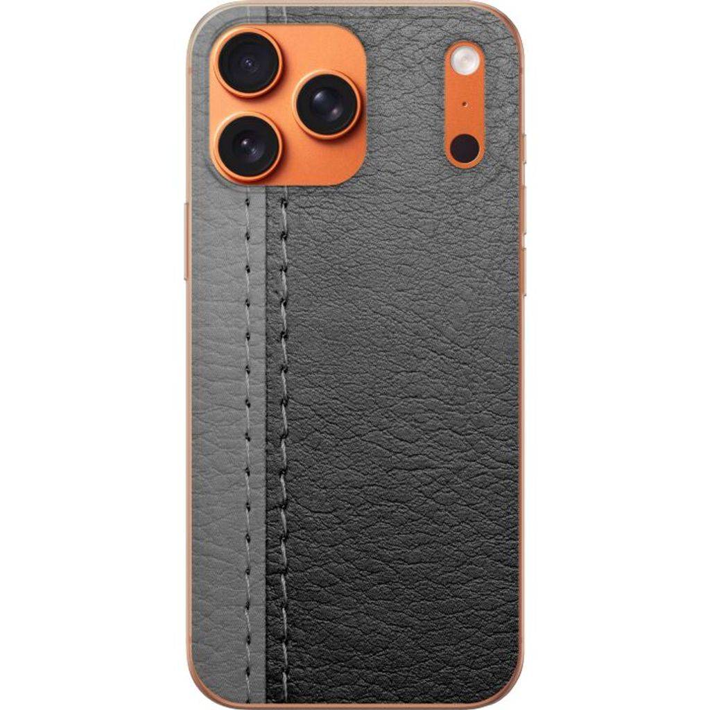 Apple iPhone 18 Pro Max Mobilskal Grått Fake Läder