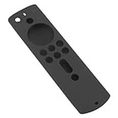 Silikonskyddsfodral för Fire TV Stick 4K 2018 fjärrkontroll, stötsäkert, halkfritt skyddsfodral (grå)