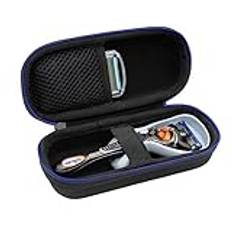 Bärbart hårt resefodral väska för Gillette Fusion ProGlide Power Razor av GUBEE, Svart, 1 Unité (Lot de 1)
