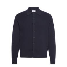 FILIPPA K Cotton Merino Knit Shirt |Marinblå |XL
