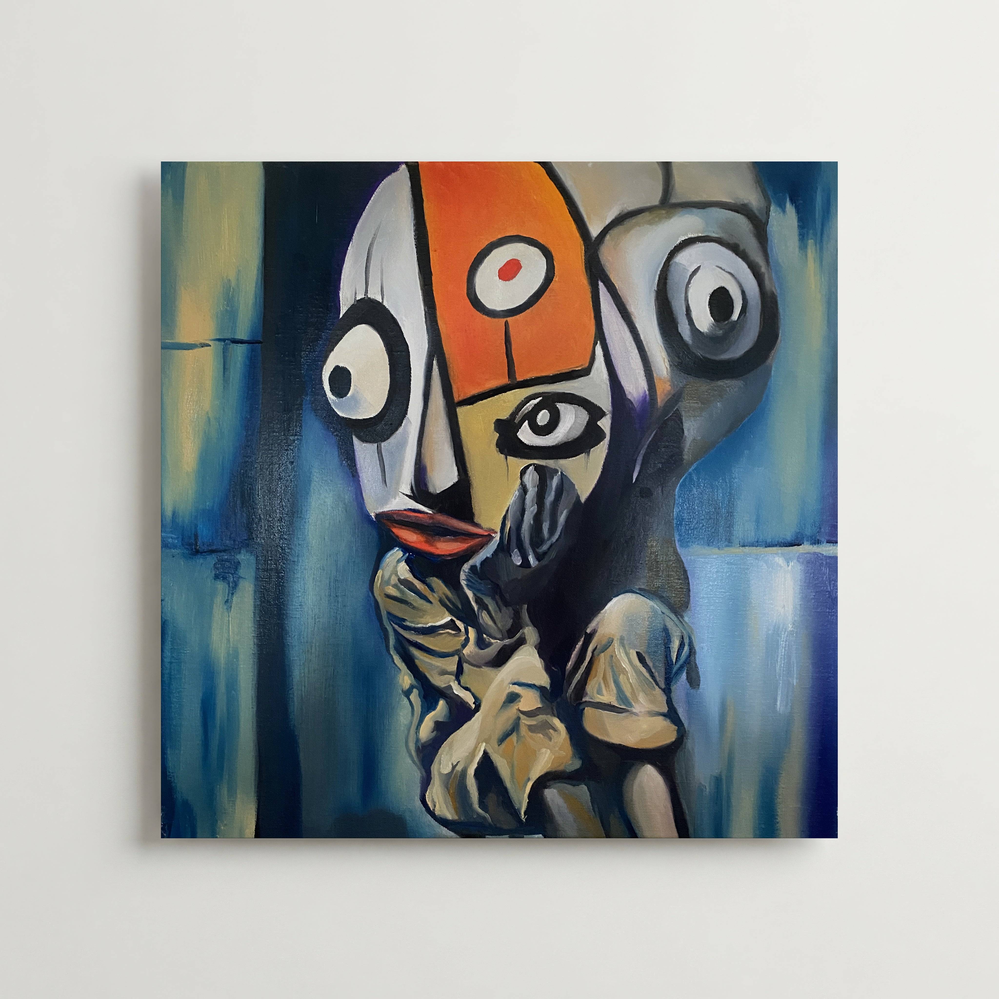 Cheer Up - Tony Nilsson - Fine Art Poster 100x100 cm